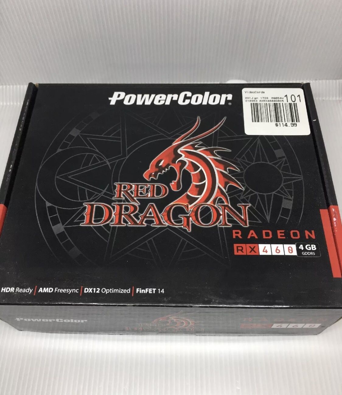 PowerColor Red Dragon Radeon AMD Rx 460 4GB ( 5 available priced separately) graphics card