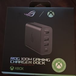 rog 100w gaming charger dock