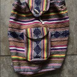 Pink Handmade Backpack