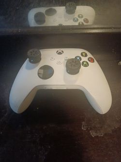 Xbox controllers and monitor