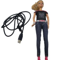 2013 Mattel Barbie Photo Fashion 12" Doll w/Built-In Real Working Camera Tested With Jewelries


