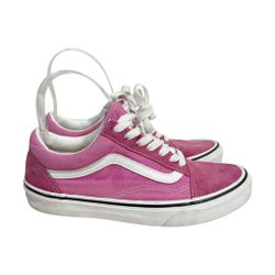 Vans Old Skool Classic Suede Canvas Low Top Sneakers Size 7.5