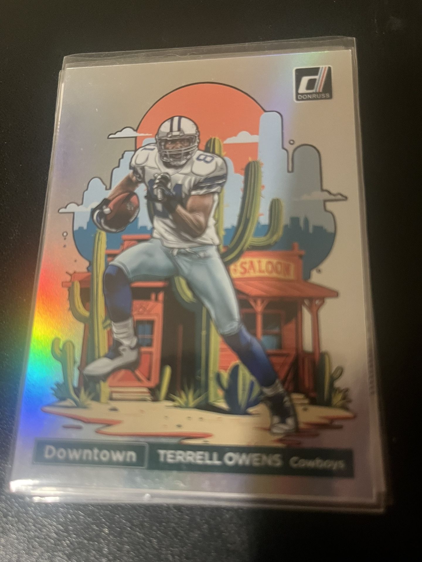Downtown Terrell Owens 2024 Donruss (regular size card not the jumbo)