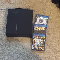 PS4 No Controller with Games 