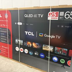 TCL 65” SMART TV 4K UHD NEW IN BOX ! PRICE FIRM