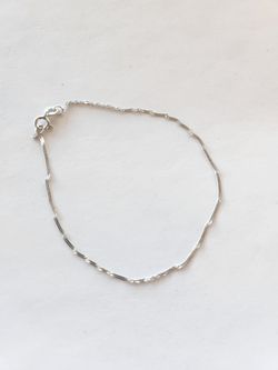 Vintage 10k 10 Karat White Gold Rope Chain Bracelet