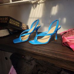 Blue Guess Heels