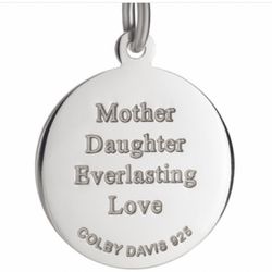 (Mother’s Day) COLBY DAVIS Sterling Silver Chain and Pendant