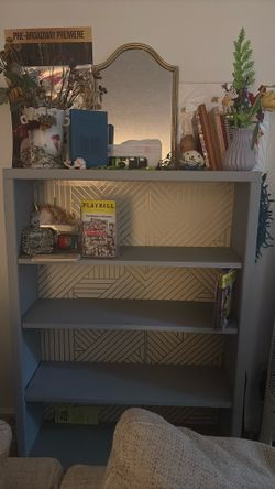 Grey Bookshelf