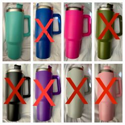 40 Ounce Tumbler Cups