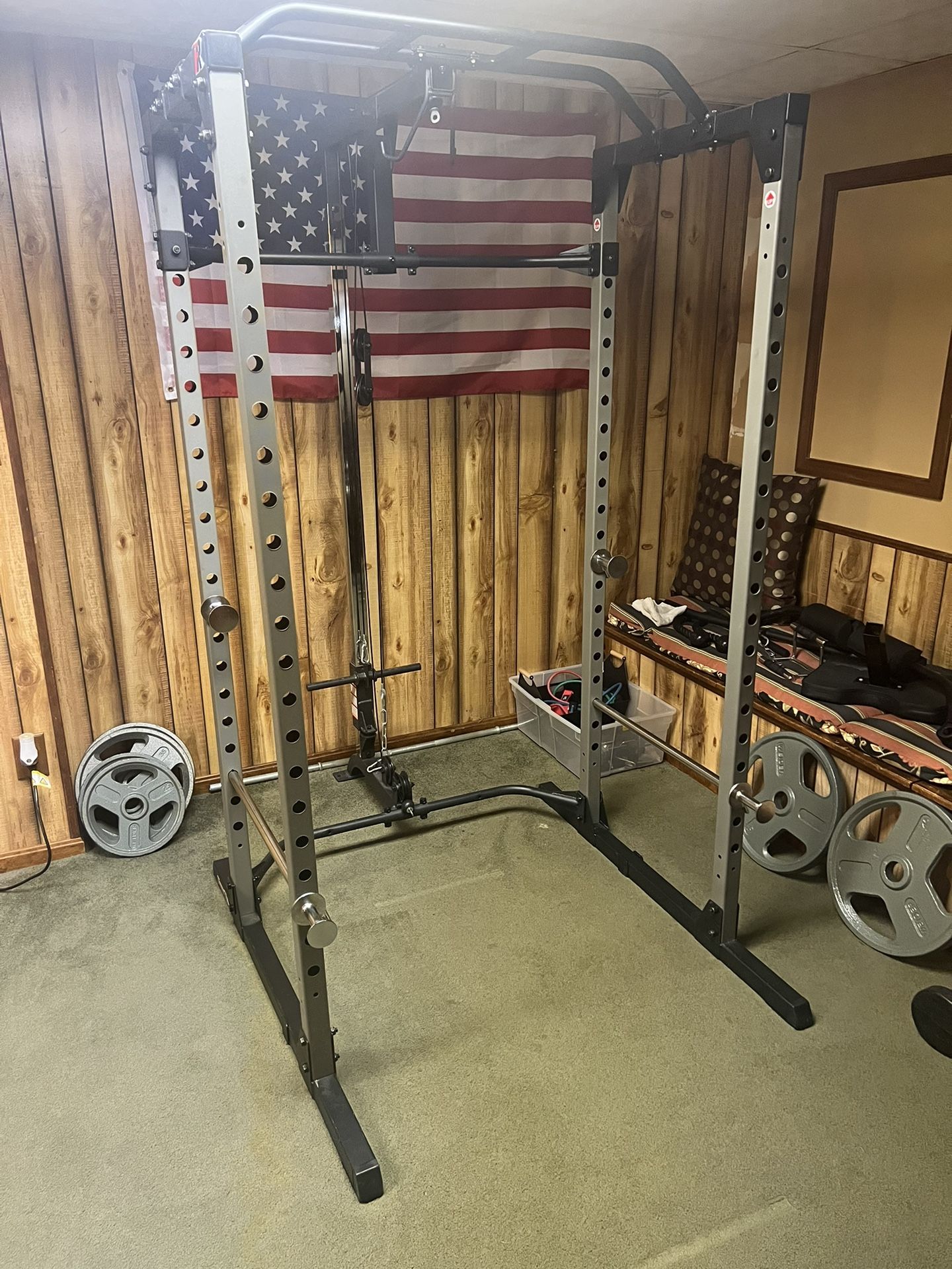 Power Rack With Cable System