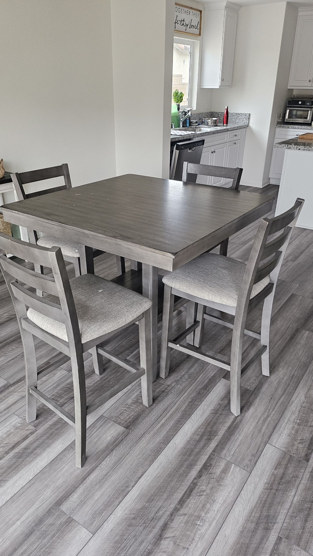 Counter Height Dining Table.