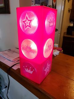 Night stand lamp for girls
