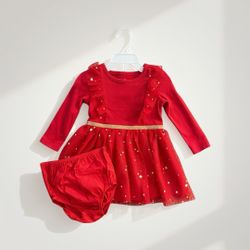 18months baby girl Gorgeous dress set for this Holidays