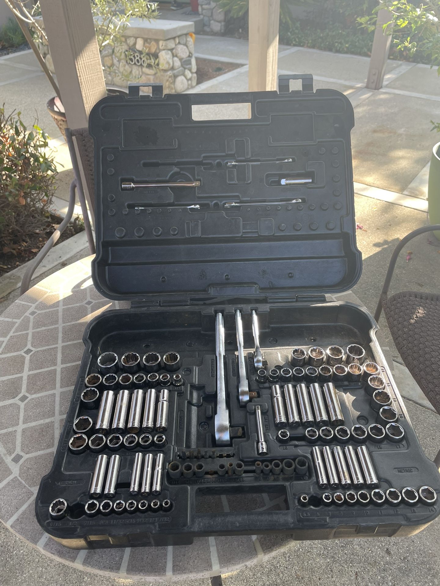 Craftsman socket set case 100 pieces for sale in claremont ca