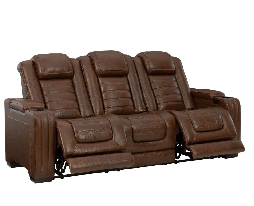 Backtrack Chocolate Power Reclining Sofa