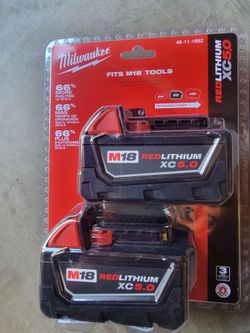 Milwaukee 5.0 Baterias