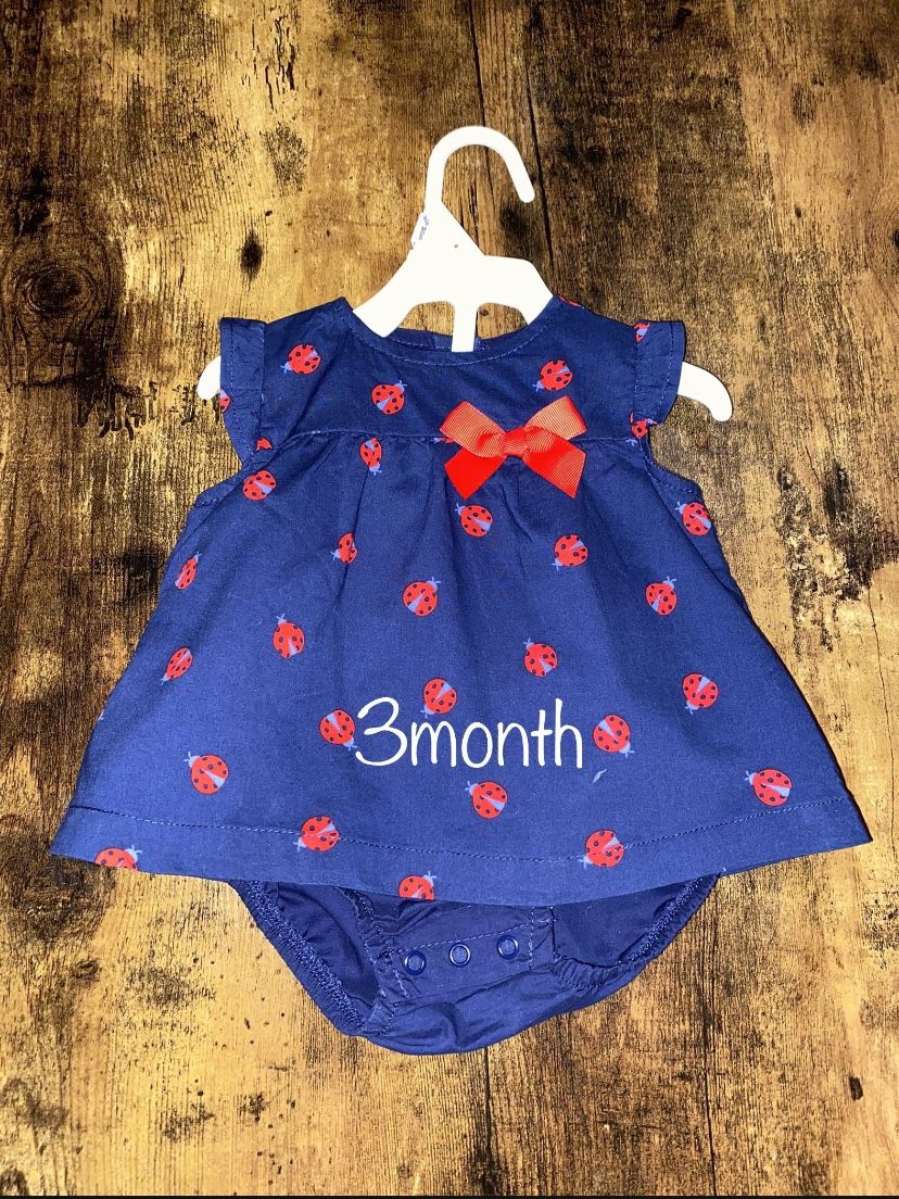 Ladybug Onesie Dress 3M | Porterville 