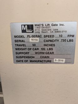 Mac Lift Gate