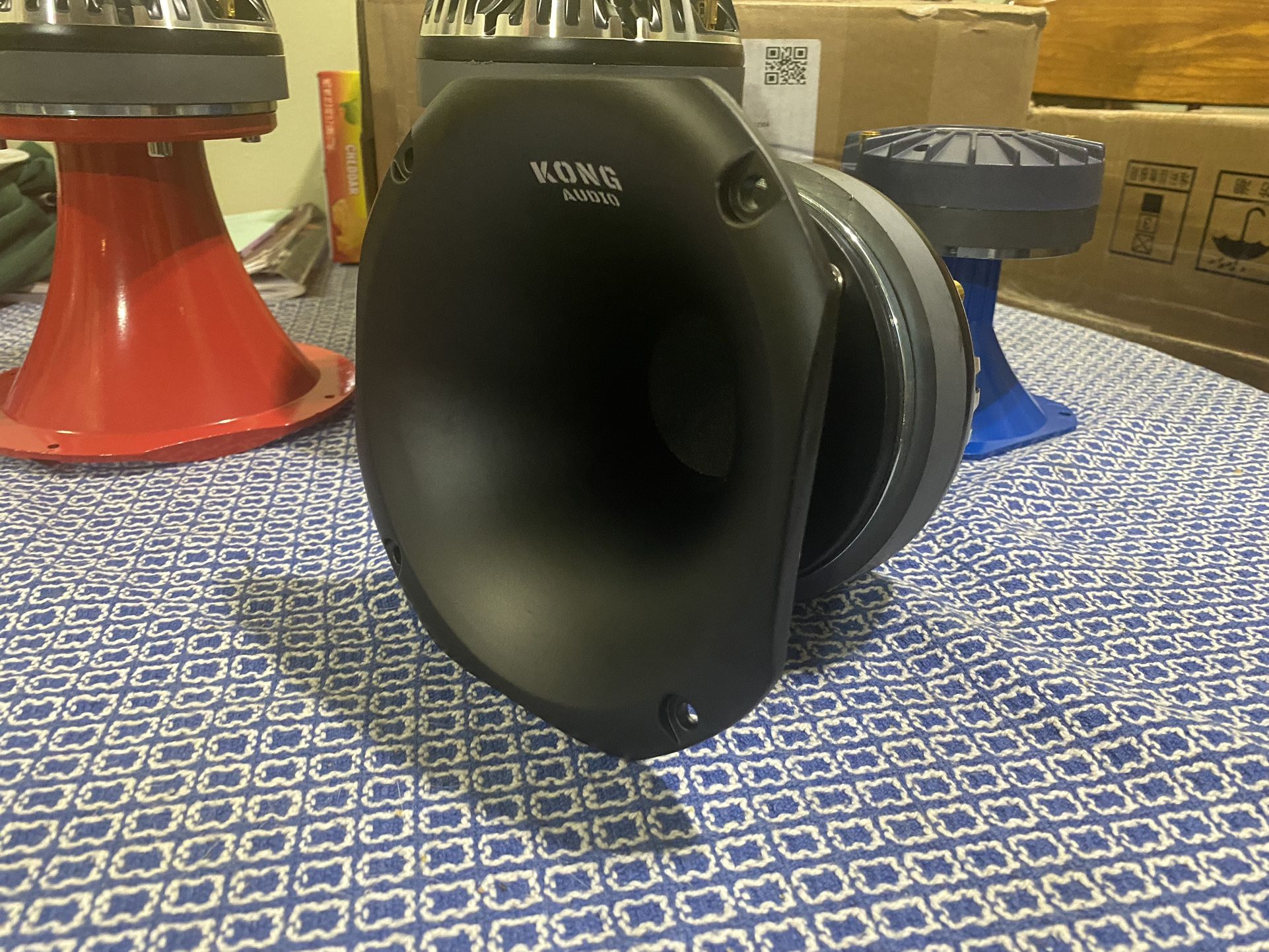 New Kong Audio 4 Bolt Driver + Aluminum Short Horn 600w Max Power 8-ohm $110 Each