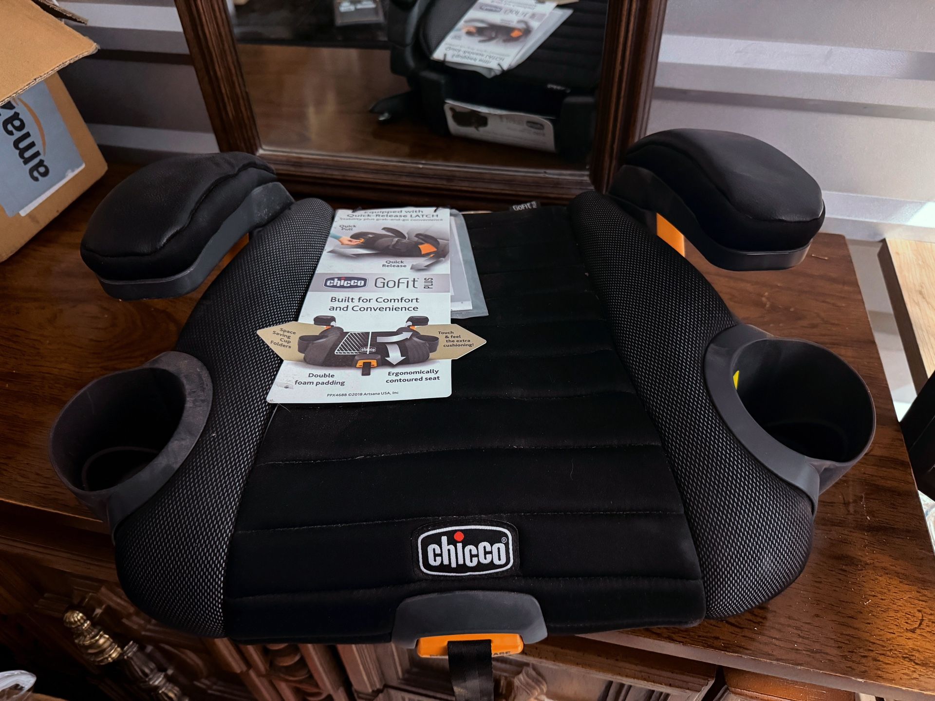 Chicco GoFit Plus Backless Booster Car Seat NWT
