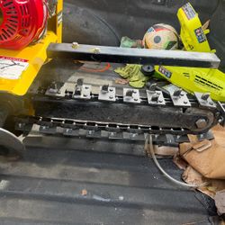 Ground Hog Trencher  T-4 18 inches n new chain very good condition $1999