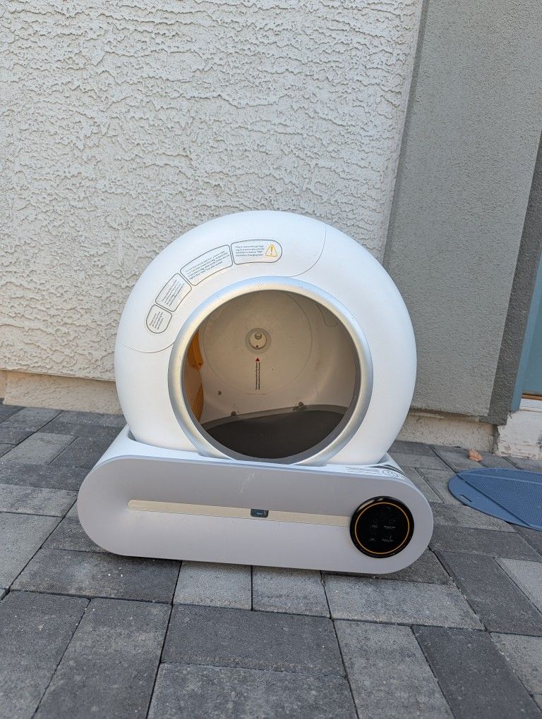 Automatic Litter Box, Upgraded Robot Self Cleaning Litter Box