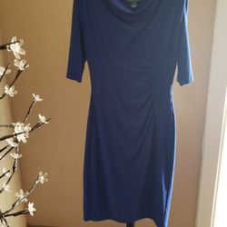 Formal And Casual Royal Blue Dress