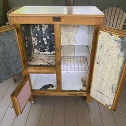 Antique “Leonard’s POLAR KING Icebox” For Sale   $1,200       NOW   asking   $850.00