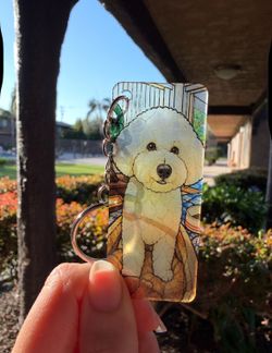 Hand Made Dog Keychain