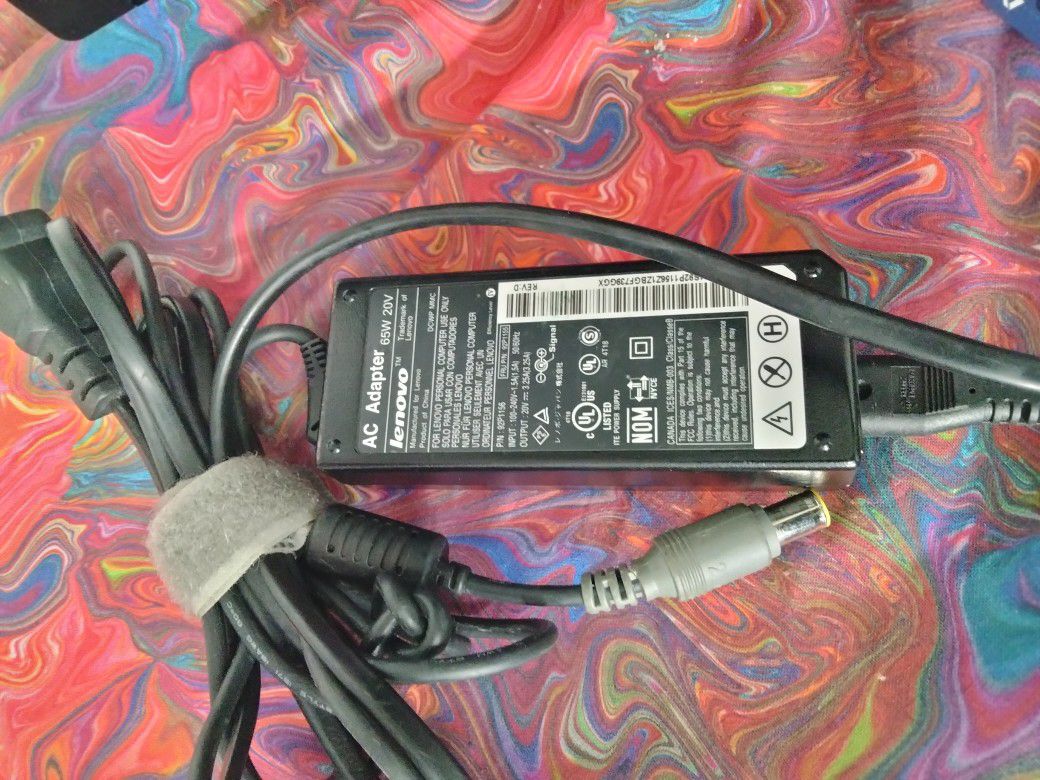 65w 20v 3.25A Lenovo Laptop Charger R60 T60 X200 N200 