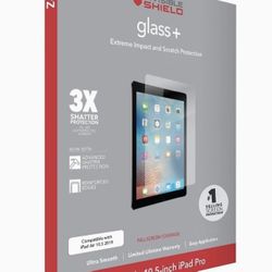 ZAGG InvisibleShield Glass+ Screen Protector for iPad Pro 10.5 and iPad Air 3 (3rd Generation, 2019) - Tempered Glass, HD Clarity, Smudge Resistant, I