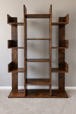 Modern 13-Shelf Bookcase