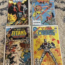 The New Teen Titans & Tales of The New Teen Titans. 4 Issue Mixed Lot DC Comics