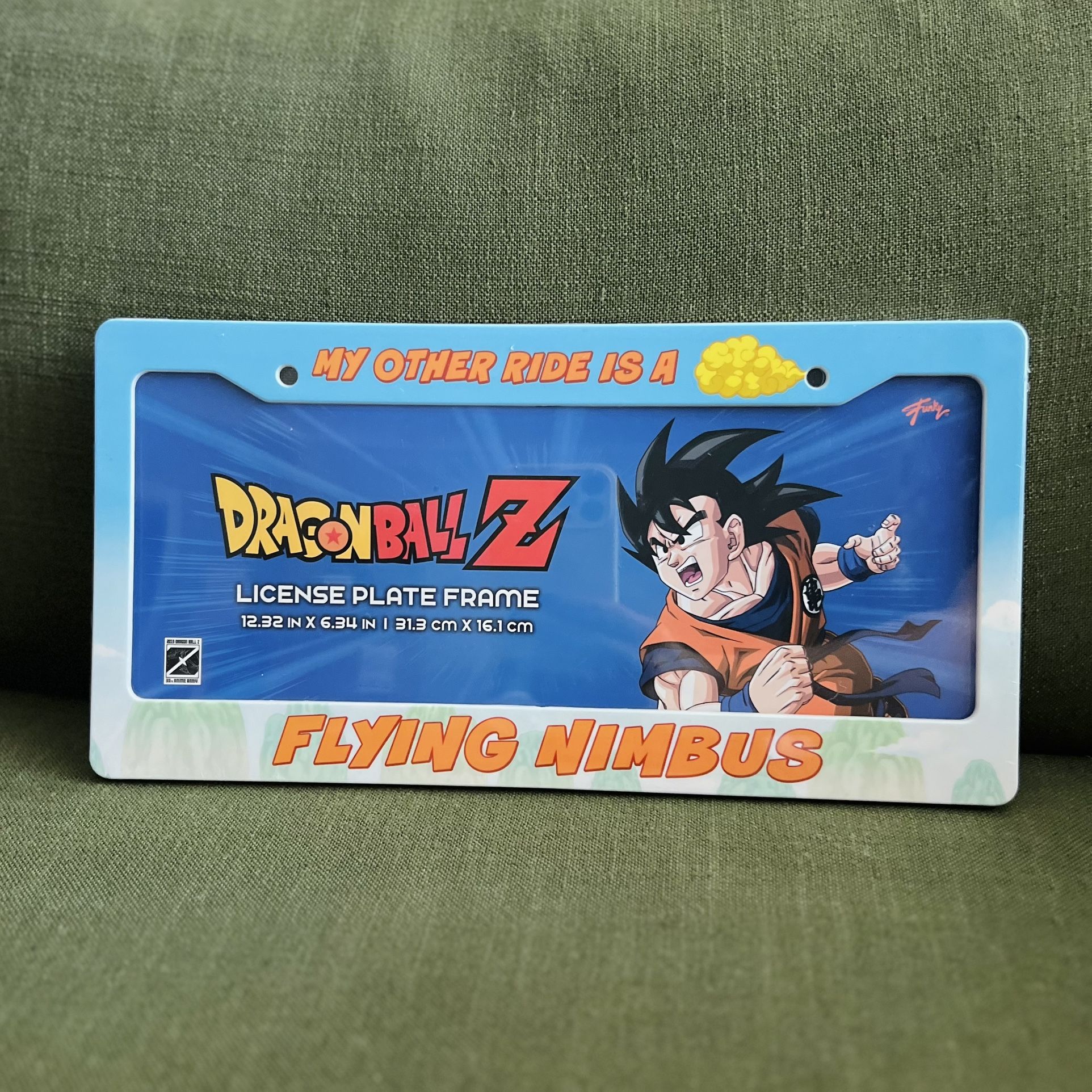 Dragon Ball Z Flying Nimbus License Plate Frame