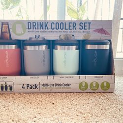Set Of 4 Drink Cooler Set