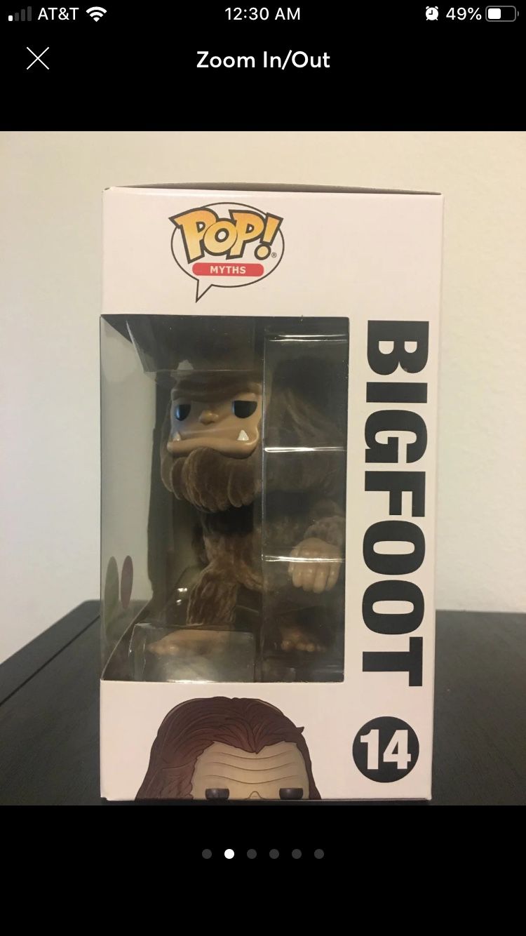 Bigfoot flocked Funko Pop