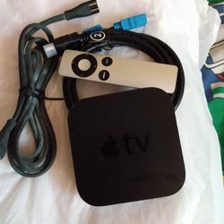 APPLE TV 3rd GEN STREAMING MEDIA PLAYER 8GB 1080P W/REMOTE HDMI CABLE