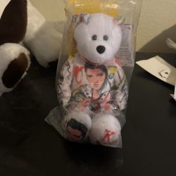 Elvis limited Edition “King Of Hearts” #005 plush bean bear