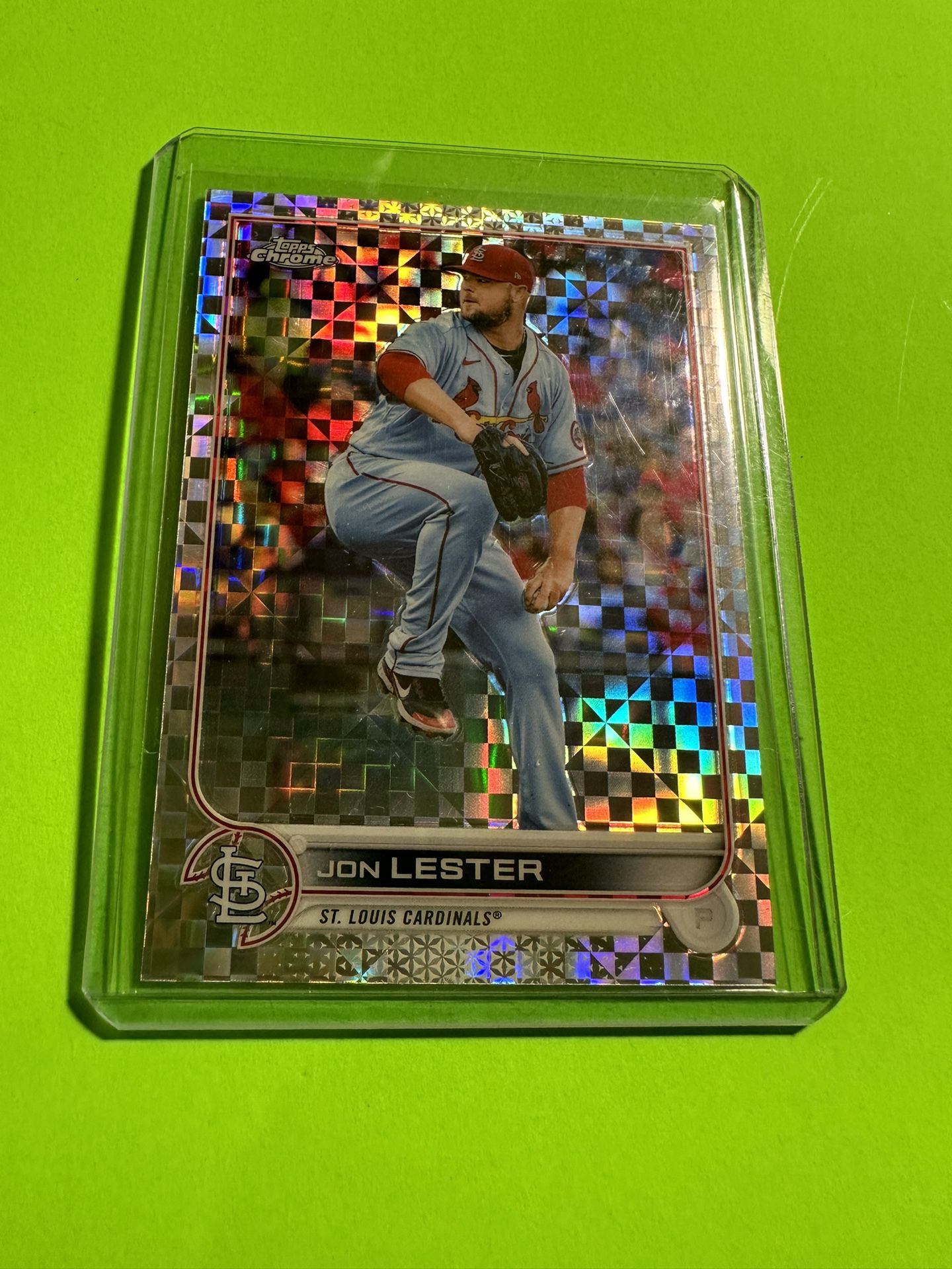 2022 Topps MLB Jon Lester Refractor Card St Louis Cardinals for Sale in  Lacey, WA - OfferUp