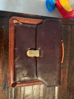 Gently Loved Bellerose Structured Satchel with Many Compartments