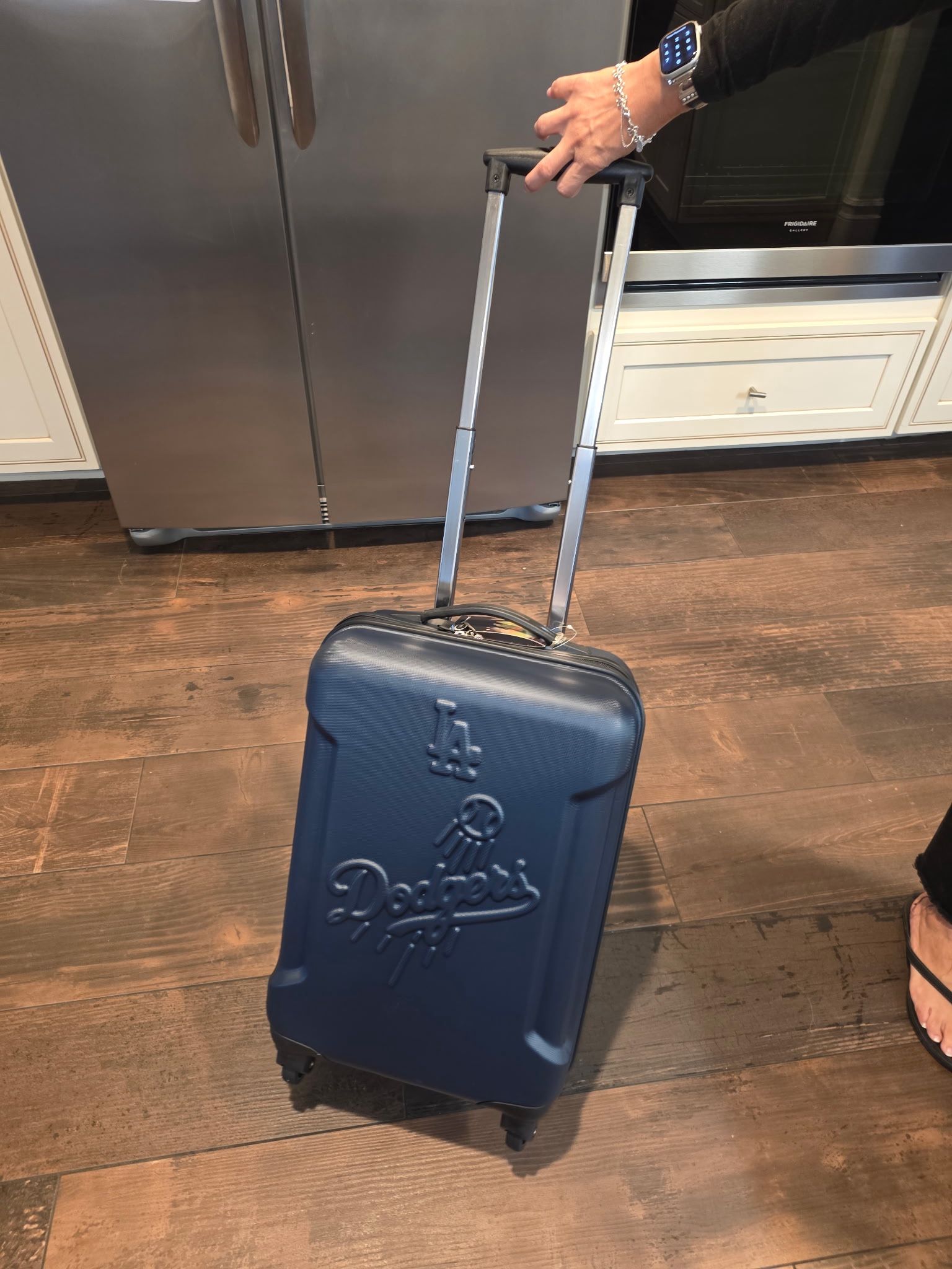 LA Dodgers Hardshell Carry On Rolling Luggage