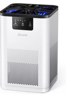 Air Purifiers for Bedroom Air Purifier With Aromatherapy Function For Pet Smoke Pollen Dander Hair Smell 20dB Air Cleaner For Bedroom Office Living Ro