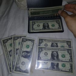 All " UNCIRCULATED " 1$ STARNOTES - Fancy Numbers