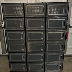 SHOE Storage Box’s (18 Stackable Box’s)