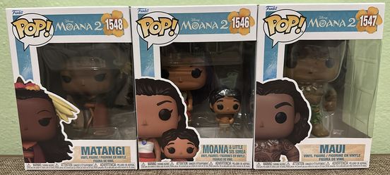Moana 2 Funko Pops