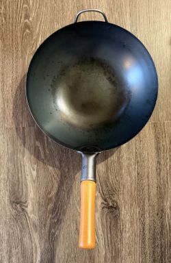 Yosukata 14" Carbon Steel Wok Pre-Seasoned
