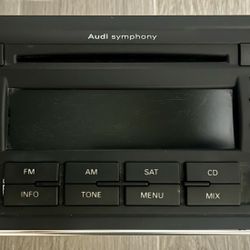 03-09 Audi SYMPHONY NAR B7 Soul A4 Blaupunkt Stereo Radio CD Head Unit OEM
