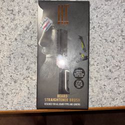 Beard Straightener, And Brush