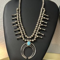 Sterling silver squash blossom